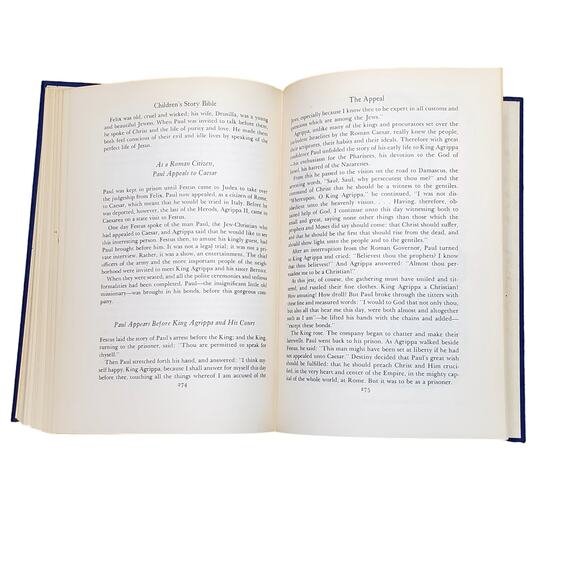 Vintage The Children’s Story Bible Hymns Illustrated Hardcover H. Begbie 1948 - Picture 12 of 13